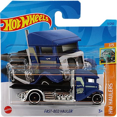 Fast Bed Hauler HW Haulers Blå Hot Wheels