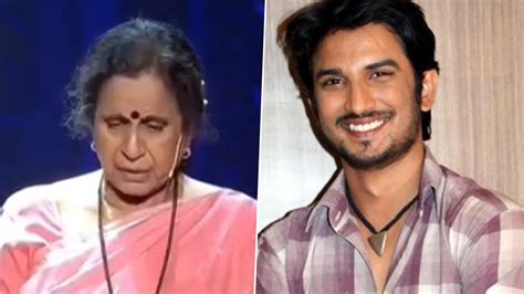 TV News | Zee Rishtey Awards 2020: SSR's Onscreen ‘Aai’ Usha Nadkarni ...