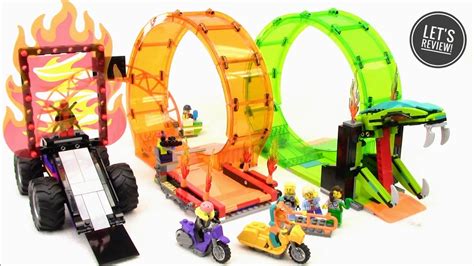 LEGO City Stuntz Double Loop Stunt Arena Let S Review YouTube