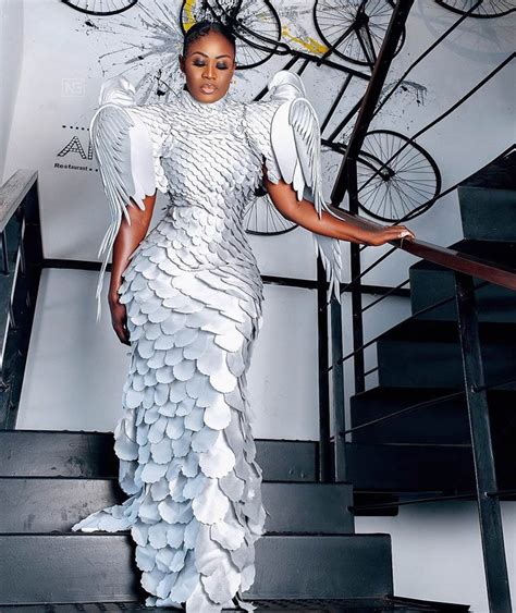 Glitz Style Awards Nana Akua Addo Wore Amazing Angelic Style Dress On