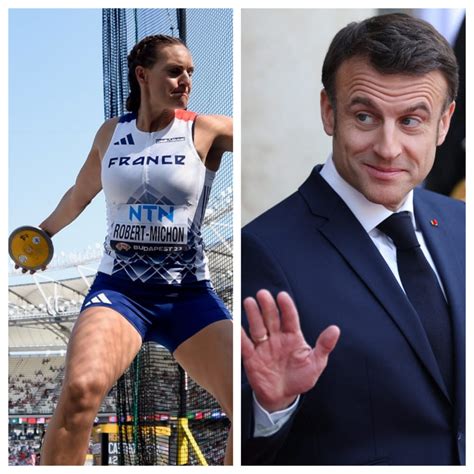 Jeux olympiques 2024 Emmanuel Macron reçoit Mélina Robert Michon et