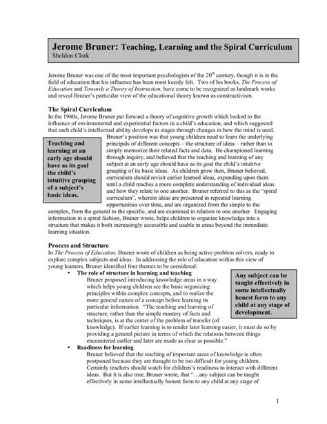 (PDF) Jerome Bruner: Teaching, Learning and the Spiral Curriculum - DOKUMEN.TIPS