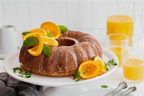 Orange Pound Cake With Orange Juice Glaze A Classic Twist