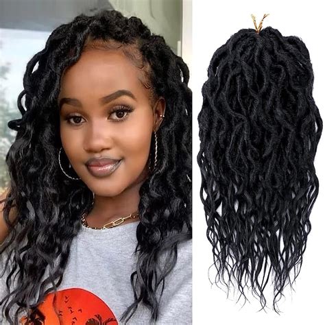 Vomella Soft Faux Locs Crochet Hair With Curly Ends Boho India Ubuy