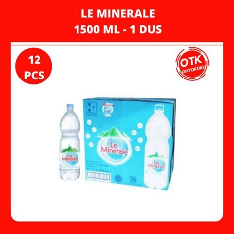 LE MINERALE AIR MINERAL 1500 ML 1DUS Lazada Indonesia