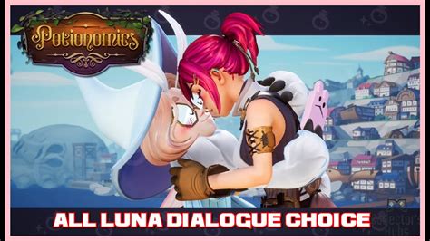 How To Get LUNA Rank 10 Max Romance All LUNA Dialogue Choice KISS