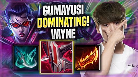 Gumayusi Dominating With Vayne T Gumayusi Plays Vayne Adc Vs Kai Sa