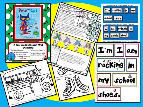 Rocking in My School Shoes- A Fun Comprehension Unit! | Pete the cat, I school, Fun lessons