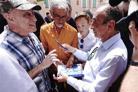 Eric Zemmour candidat aux Ã lections lÃ gislatives dans le Var et prÃ