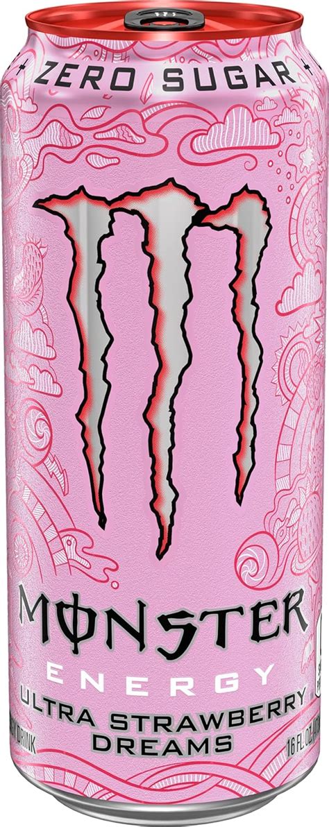 Caffeine In Monster Energy Zero Sugar Ultra Strawberry Dreams