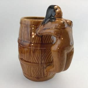 Corona Beer Tankard Naked Lady Handle Risqu Mug Man Cave Decor Cup Etsy