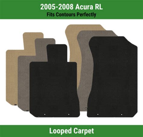 Lloyd Classic Loop Front Row Carpet Mats For 2005 2008 Acura RL EBay