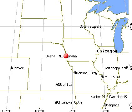 Omaha Nebraska On Us Map - Map Of Rose Bowl