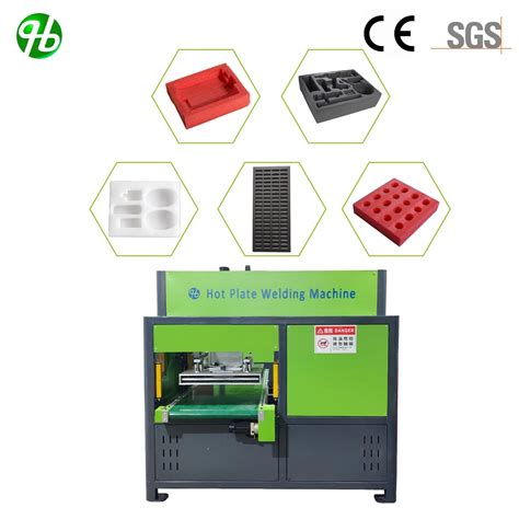 Anti Static PE Foam Expandable Polyethylene Expanding Foam Servo Hot Plate Welding Machine