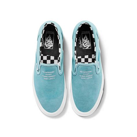 Gi Y Vans Allike Vans Vault X Ray Barbee Og Slip On Lx Blue