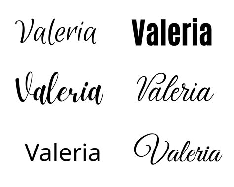 Valeria svg Valeria Baby Name svg Valeria Wedding Name svg Etsy España