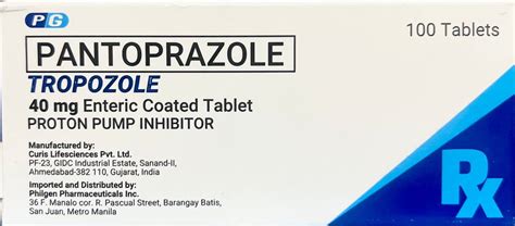 TROPOZOLE Pantoprazole 40mg Enteric Coated Tablet 1 S Price In The