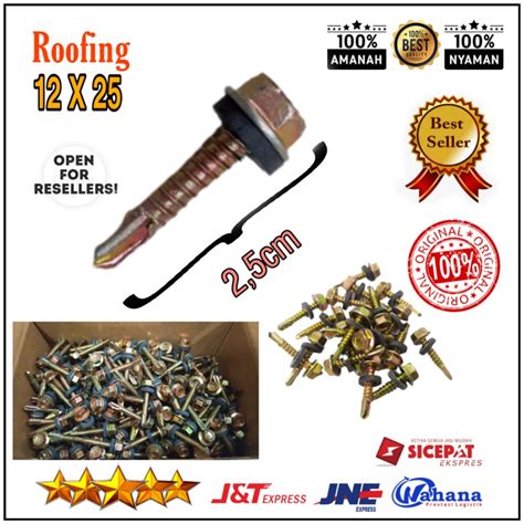 Jual Skrup Sekrup Baut Baja Ringan Atap Plafon Roofing X X