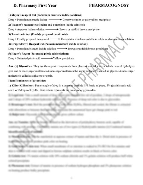 Solution Pharmacognosy Studypool