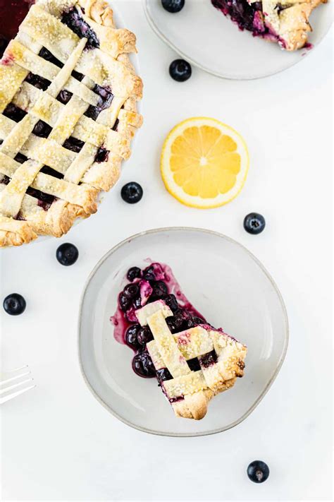 Homemade Fresh Blueberry Pie