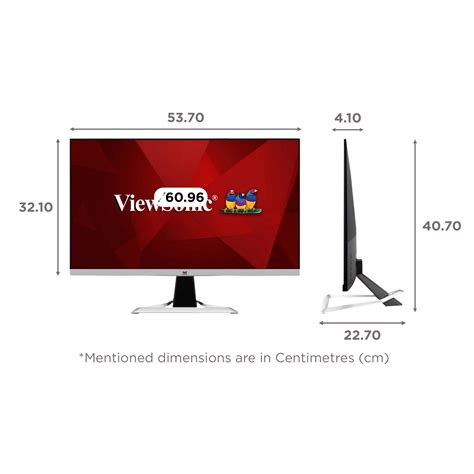 Buy ViewSonic VX 60 96 Cm 24 Inch Full HD IPS Panel LED Frameless