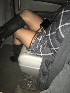 Wife In Uber During Christmas Party Porn Pic
