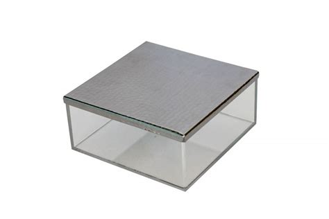 PLEXI Box with Silver Lid