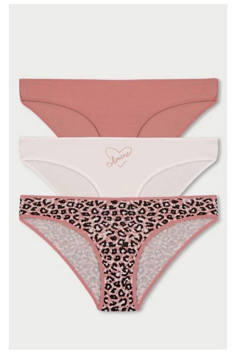 Dominant Bikini K Lot Kad N L Paket Leopar Desenli Ekru Toprak Rengi