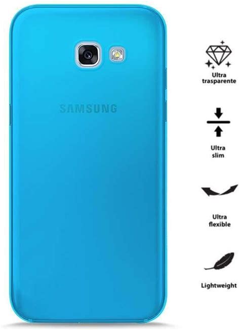 Puro 0 3 Nude Samsung Galaxy A3 2017 Fluo Blue SGGA31703NUDEBLUE