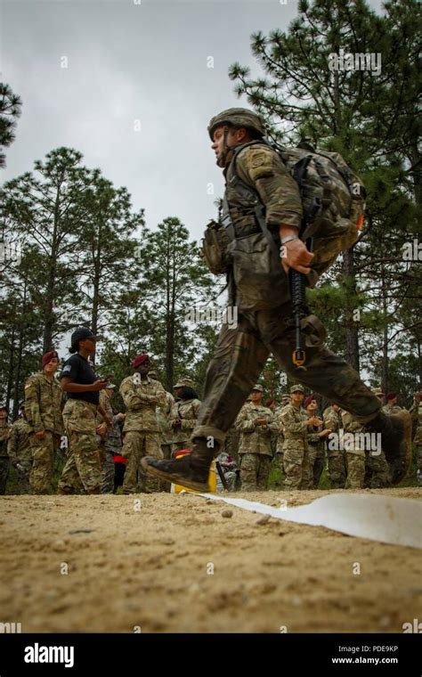 A U S Army Paratrooper Assigned To The Nd Airborne Division Passes