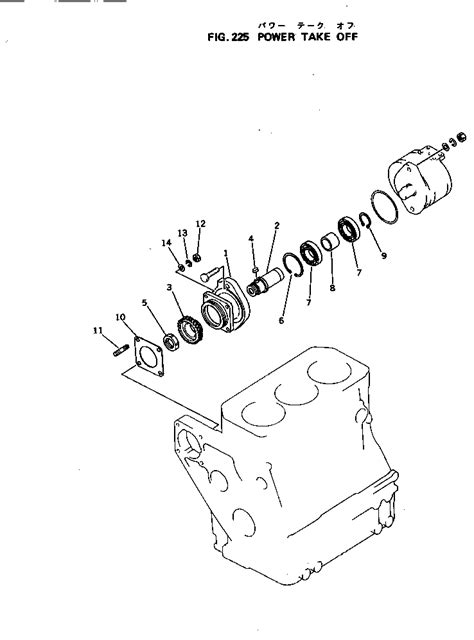 YM Komatsu P T O GEAR ASS Y