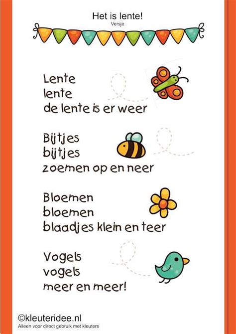 Kleuteridee Lente Thema Peuter Thema Kleuterklas