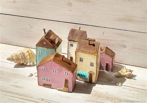 Деревянные домики для декора своими руками - фото и картинки: 79 штук
