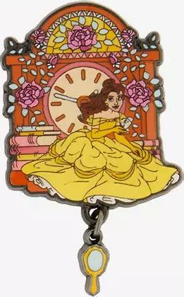 Belle Hot Topic Disney Princess Clocks Loungefly Disney Pin