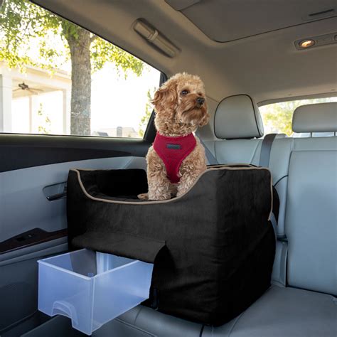 Snoozer Black Luxury Lookout I Dog Car Seat, Small Petco, 60% OFF