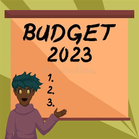 Conceptual Display Budget 2023 Business Approach Estimate Of Income