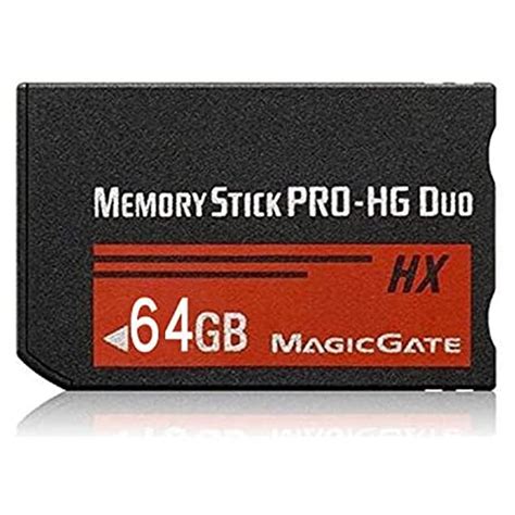 64GB Memory Stick PRO-HG Duo HX64GB MagicGate for PSP Accessories ...