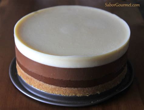 Tarta Tres Chocolates SaborGourmet