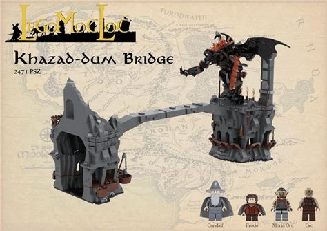 Khazad Dum Bridge Cover Lego Lego Design Lego Decorations