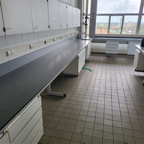 Used L Shaped S B Laboratory Wall Table Cm S A Le