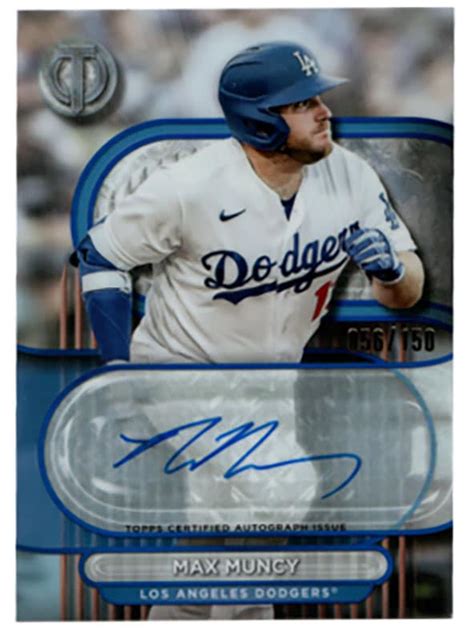 マックスマンシー Max Muncy 2024 Topps Tribute auto 056 150 カードファナティック公式通販