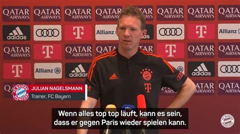 Mané Nagelsmann sieht Restchance für PSG Spiel video Dailymotion