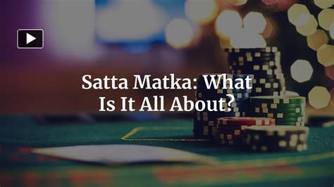 PPT Satta Matka What Is It All About PowerPoint Presentation Free