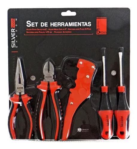 Juego Set Kit Herramientas Alicate Destornillador Calidad Mercadolibre