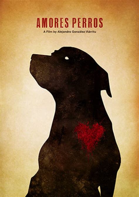 Alejandro González Iñárritu Amores Perros Minimalist Movie Etsy