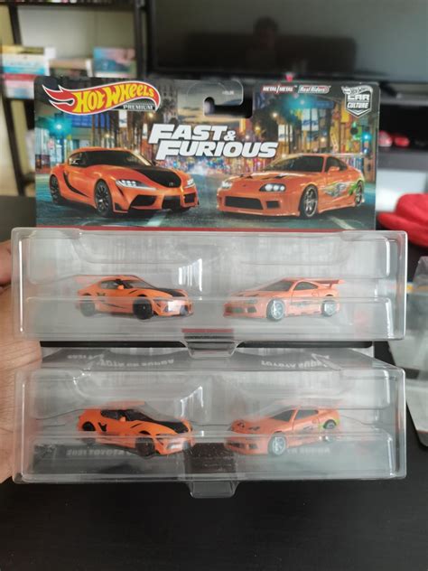 Amazon ホットウィール Hot Wheels プレミアム 2パック ワイルドスピード 2021 トヨタ GR スープラ トヨタ