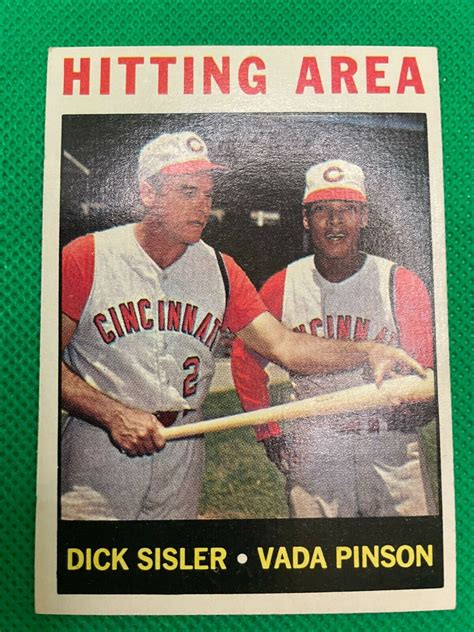 Topps Hitting Area Dick Sisler Vada Pinson Ebay