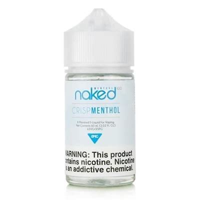 Crisp Menthol By Naked 100 Menthol E Liquid 60ml 7 48