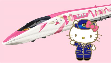 Hello Kitty gets her own train in Japan - TheArtGorgeous