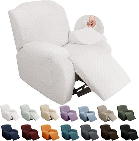 Yemyhom 4 Pieces Stretch Recliner Slipcover Latest Jacquard